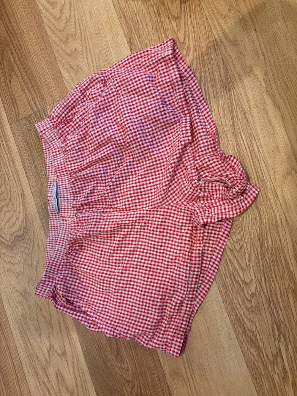 Urban Outfitters Red Gingham Shorts